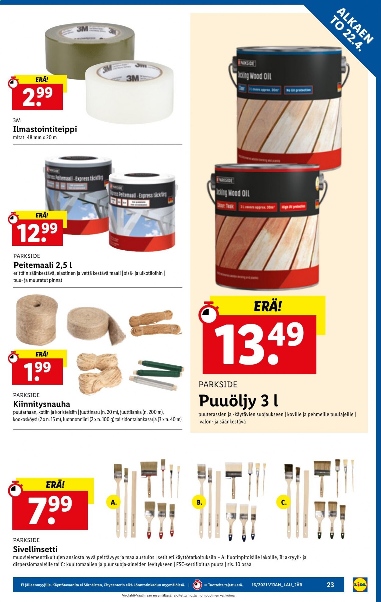 Lidl tarjoukset - 22.04.2021 - 28.04.2021. Sivu 23