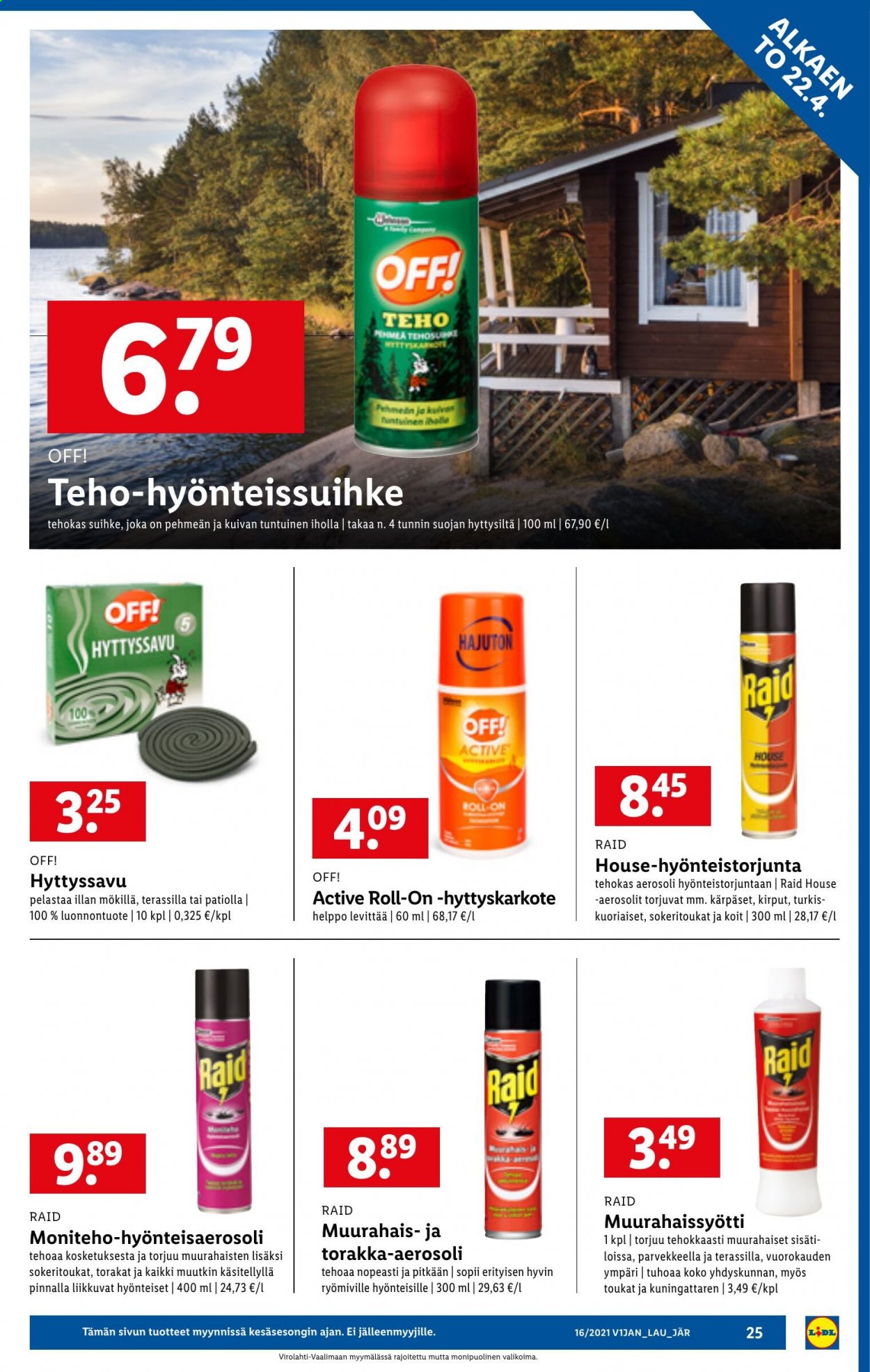 Lidl tarjoukset - 22.04.2021 - 28.04.2021. Sivu 25