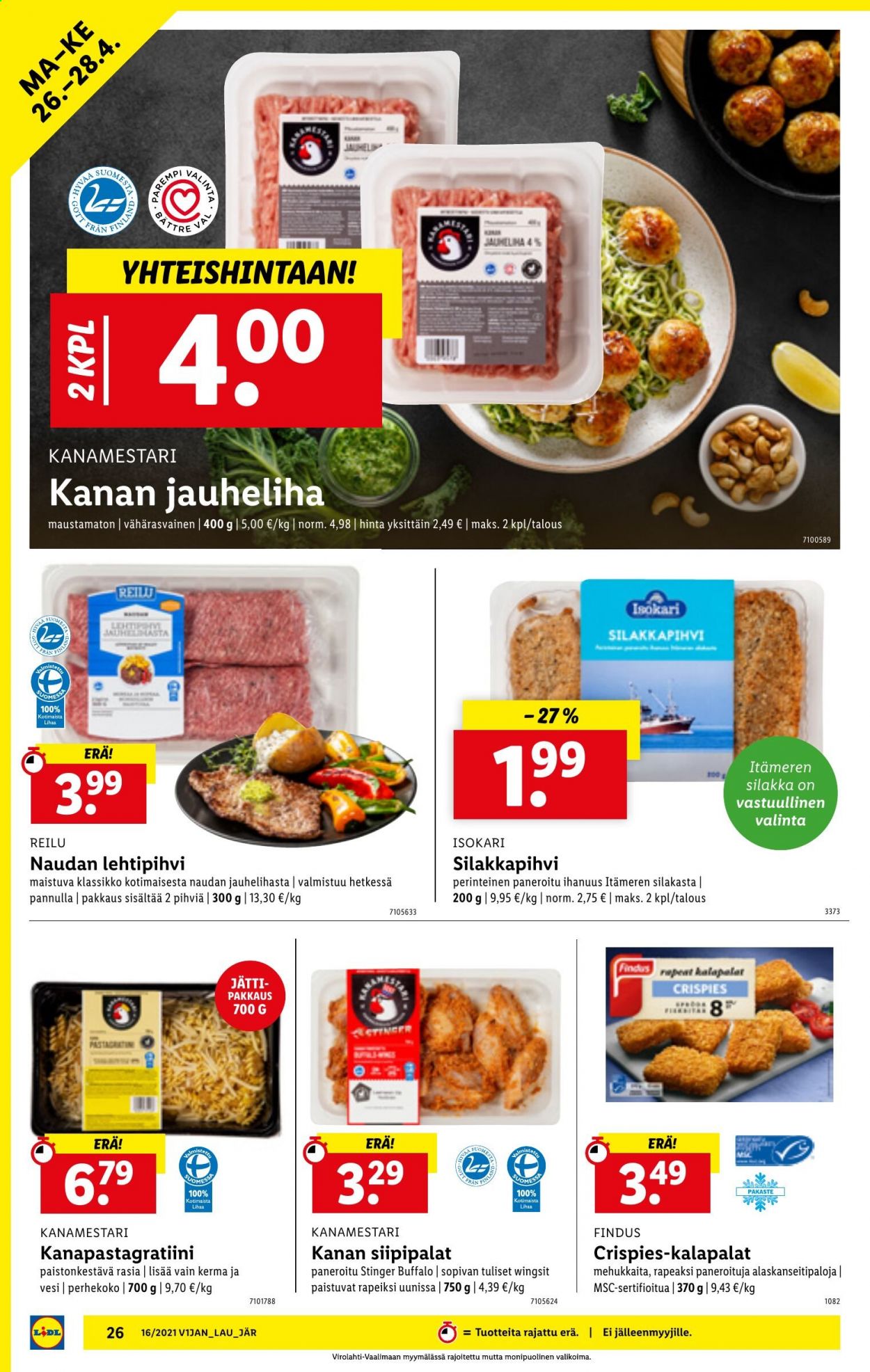 Lidl tarjoukset - 22.04.2021 - 28.04.2021. Sivu 26