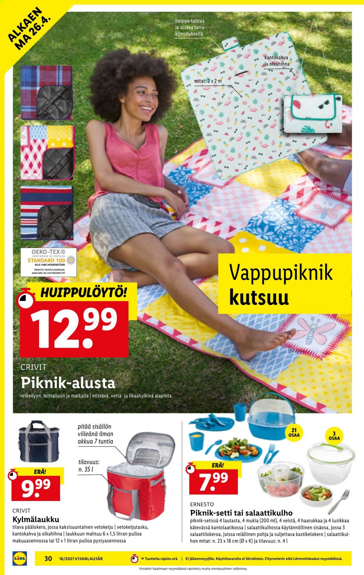 Lidl tarjoukset - 22.04.2021 - 28.04.2021. Sivu 30
