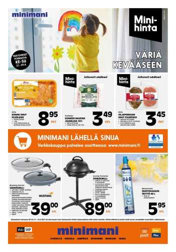 Minimani tarjoukset  - 21.04.2021 - 25.04.2021.