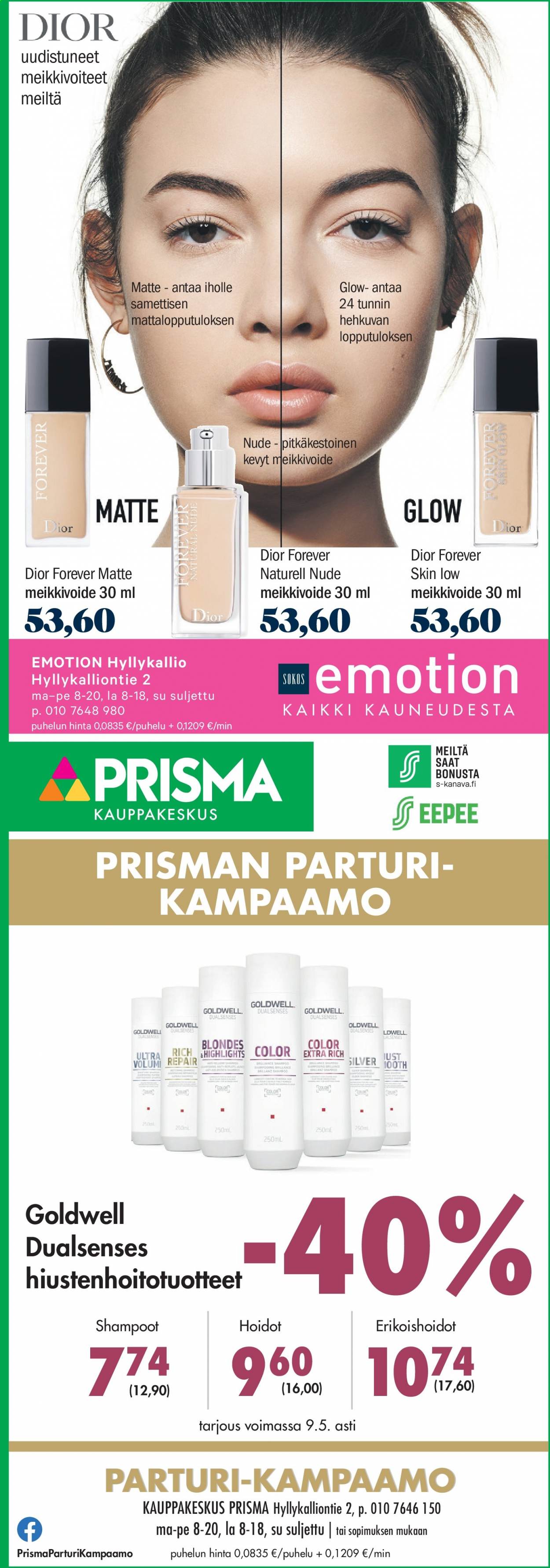 thumbnail - Prisma tarjoukset  - 20.04.2021 - 17.05.2021 - Tarjoustuotteet - Dior, meikkivoide. Sivu 1.
