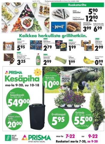 Prisma tarjoukset  - 21.04.2021 - 27.04.2021.