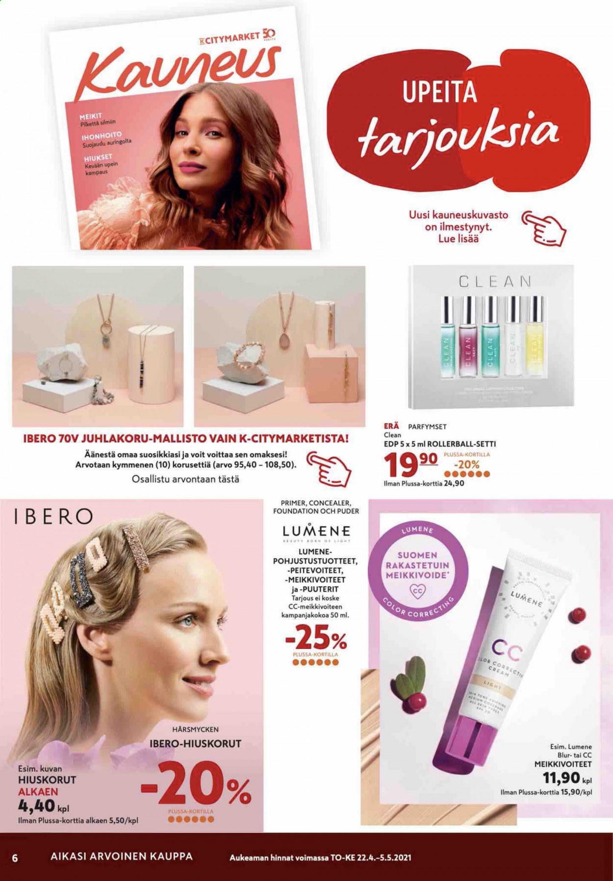 K-citymarket tarjoukset - 22.04.2021 - 25.04.2021. Sivu 6