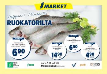 S-market tarjoukset  - 22.04.2021 - 28.04.2021.