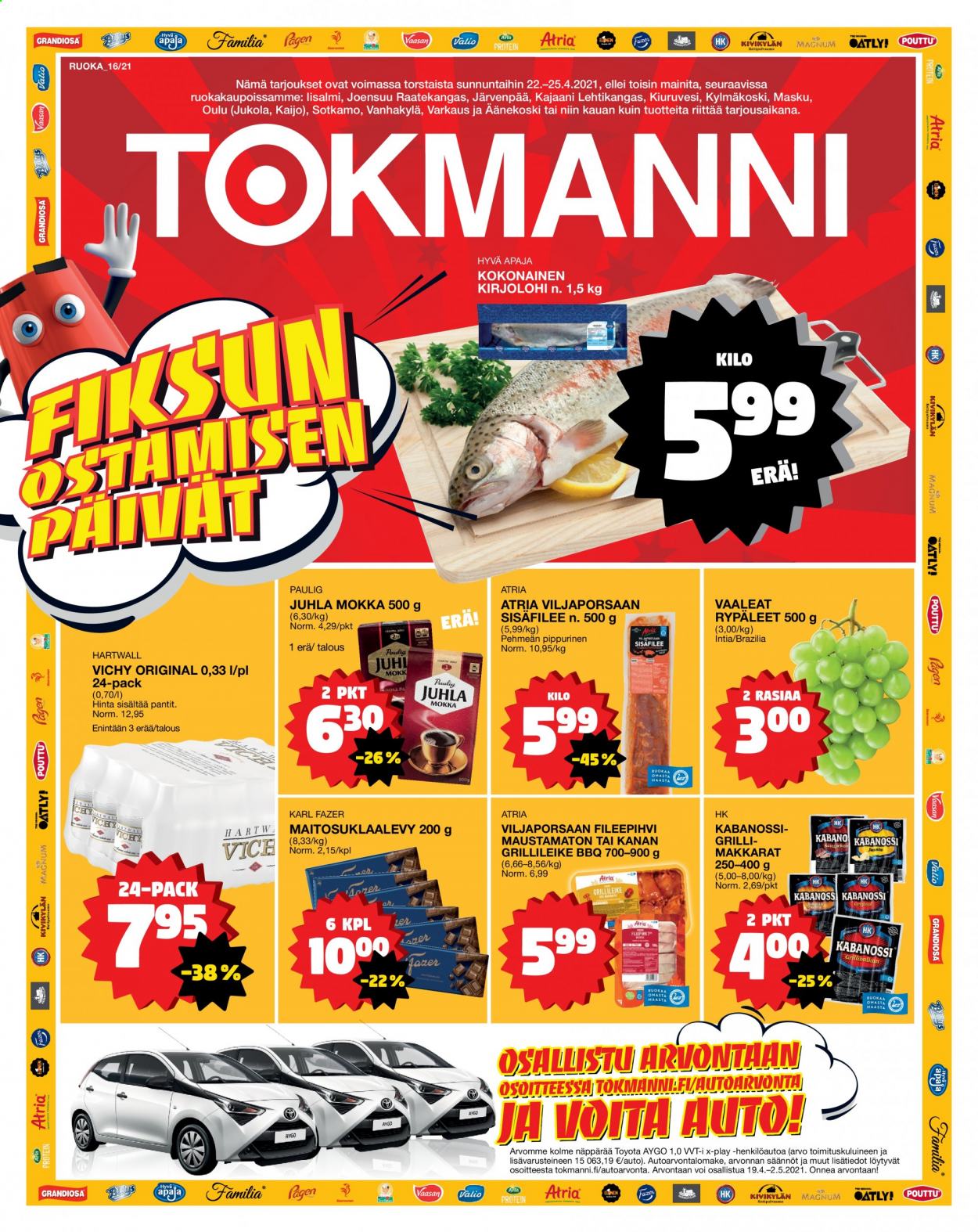 Tokmanni tarjoukset - 22.04.2021 - 25.04.2021. Sivu 1