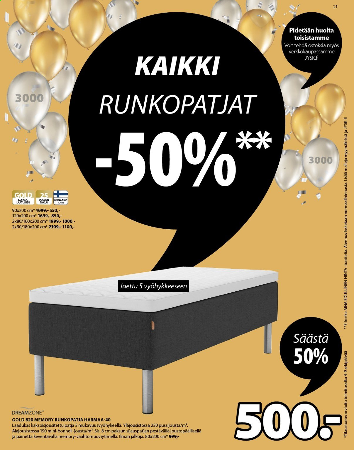 JYSK tarjoukset - 26.04.2021 - 09.05.2021. Sivu 21
