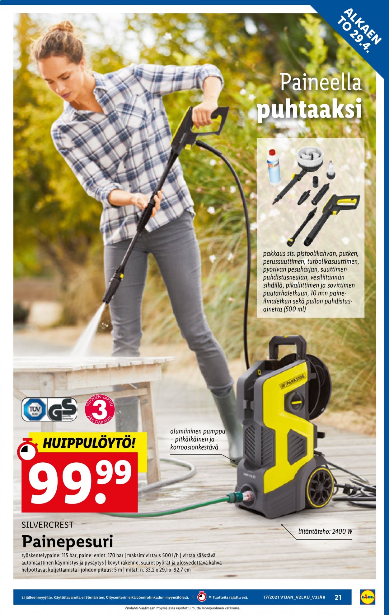 Lidl tarjoukset - 29.04.2021 - 05.05.2021. Sivu 21