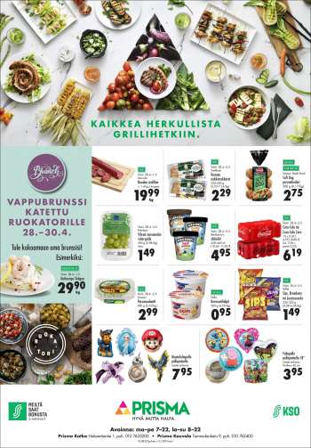 Prisma tarjoukset  - 28.04.2021 - 02.05.2021.
