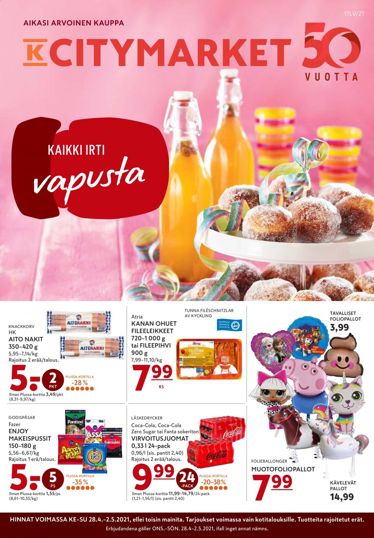 K-citymarket tarjoukset - 28.04.2021 - 02.05.2021. Sivu 1