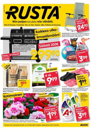 Rusta tarjoukset  - 28.04.2021 - 04.05.2021.