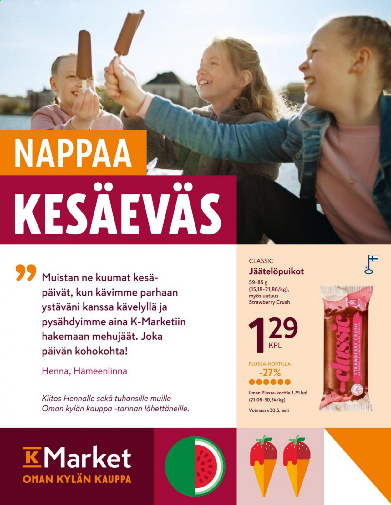 K-citymarket tarjoukset - 28.04.2021 - 01.06.2021. Sivu 2