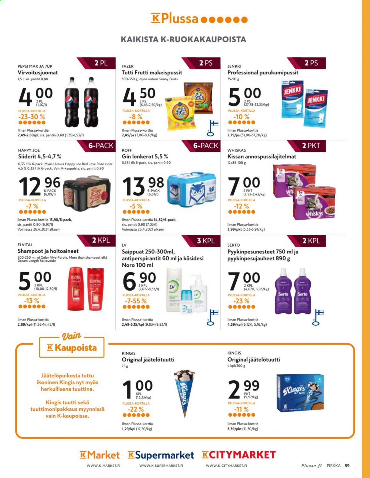 K-citymarket tarjoukset - 28.04.2021 - 01.06.2021. Sivu 59