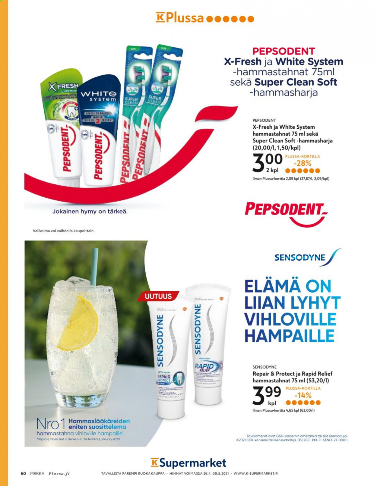K-citymarket tarjoukset - 28.04.2021 - 01.06.2021. Sivu 60