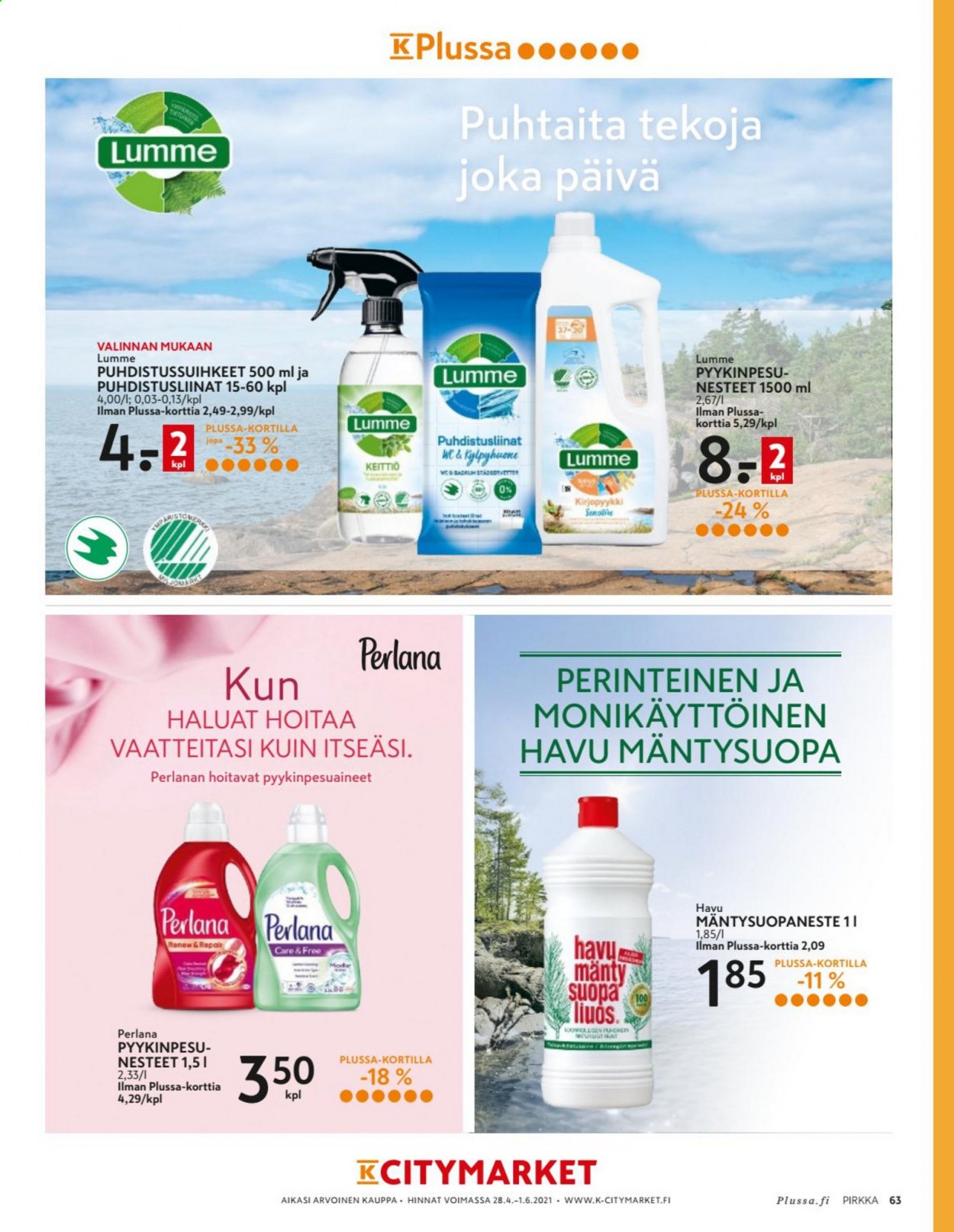 K-citymarket tarjoukset - 28.04.2021 - 01.06.2021. Sivu 63