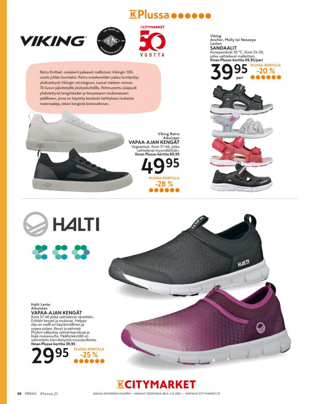 K-citymarket tarjoukset - 28.04.2021 - 01.06.2021. Sivu 68