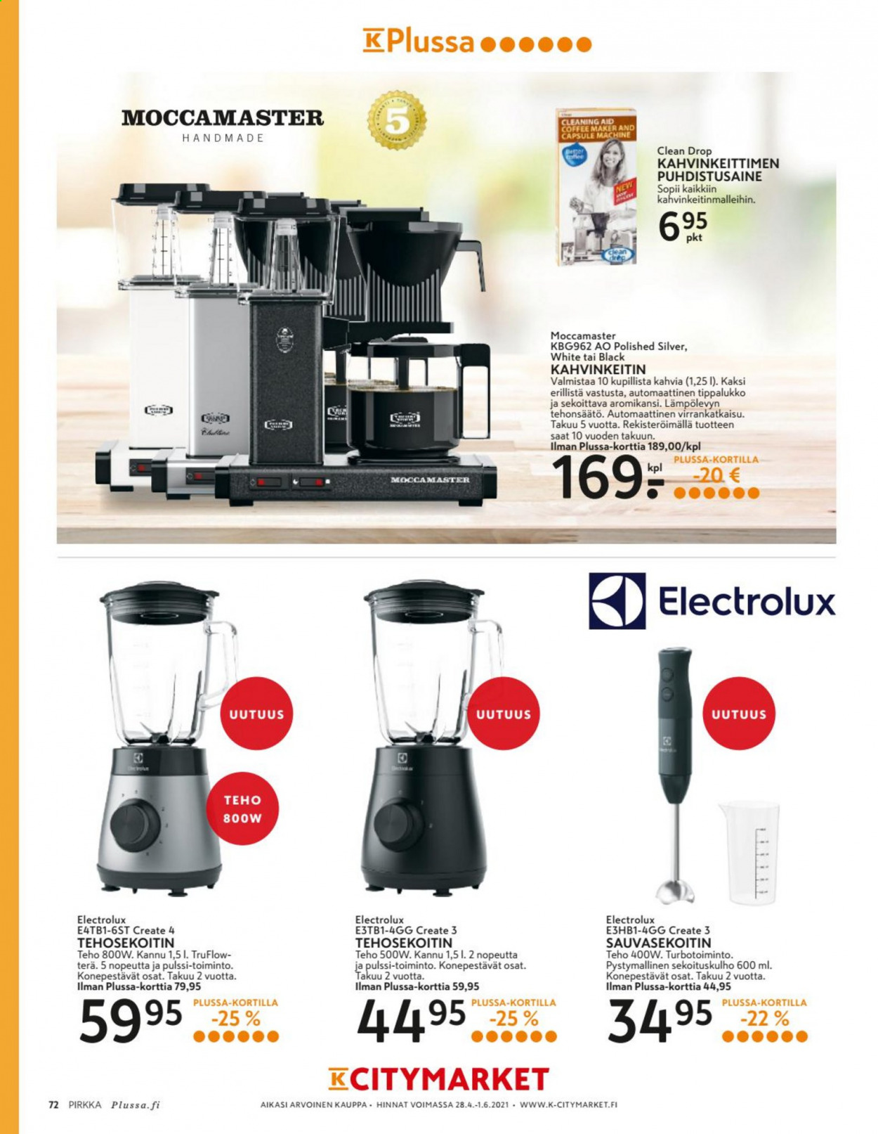 K-citymarket tarjoukset - 28.04.2021 - 01.06.2021. Sivu 72