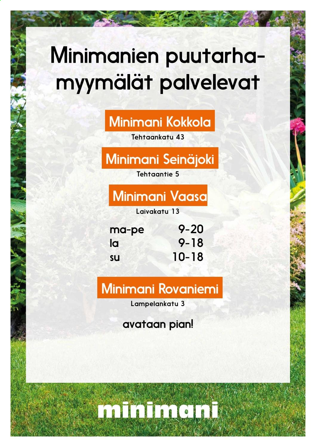 Minimani tarjoukset. Sivu 25