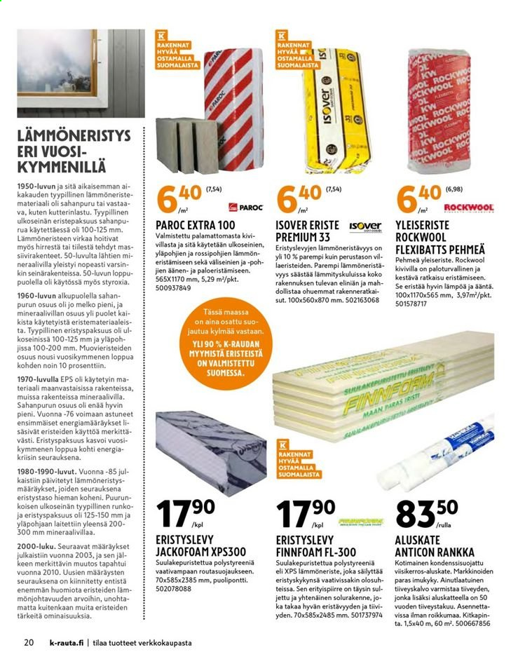 K-Rauta tarjoukset - 21.04.2021 - 04.05.2021. Sivu 20