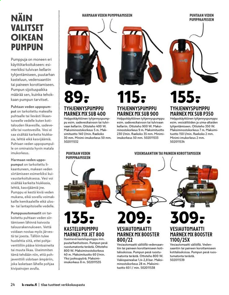 K-Rauta tarjoukset - 21.04.2021 - 04.05.2021. Sivu 24
