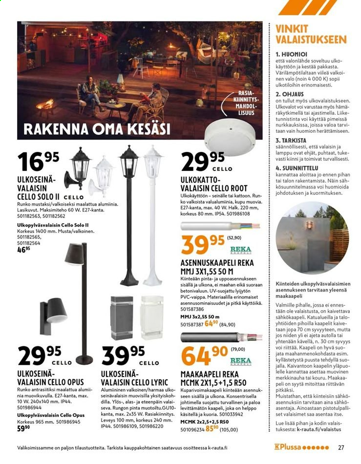 K-Rauta tarjoukset - 21.04.2021 - 04.05.2021. Sivu 27