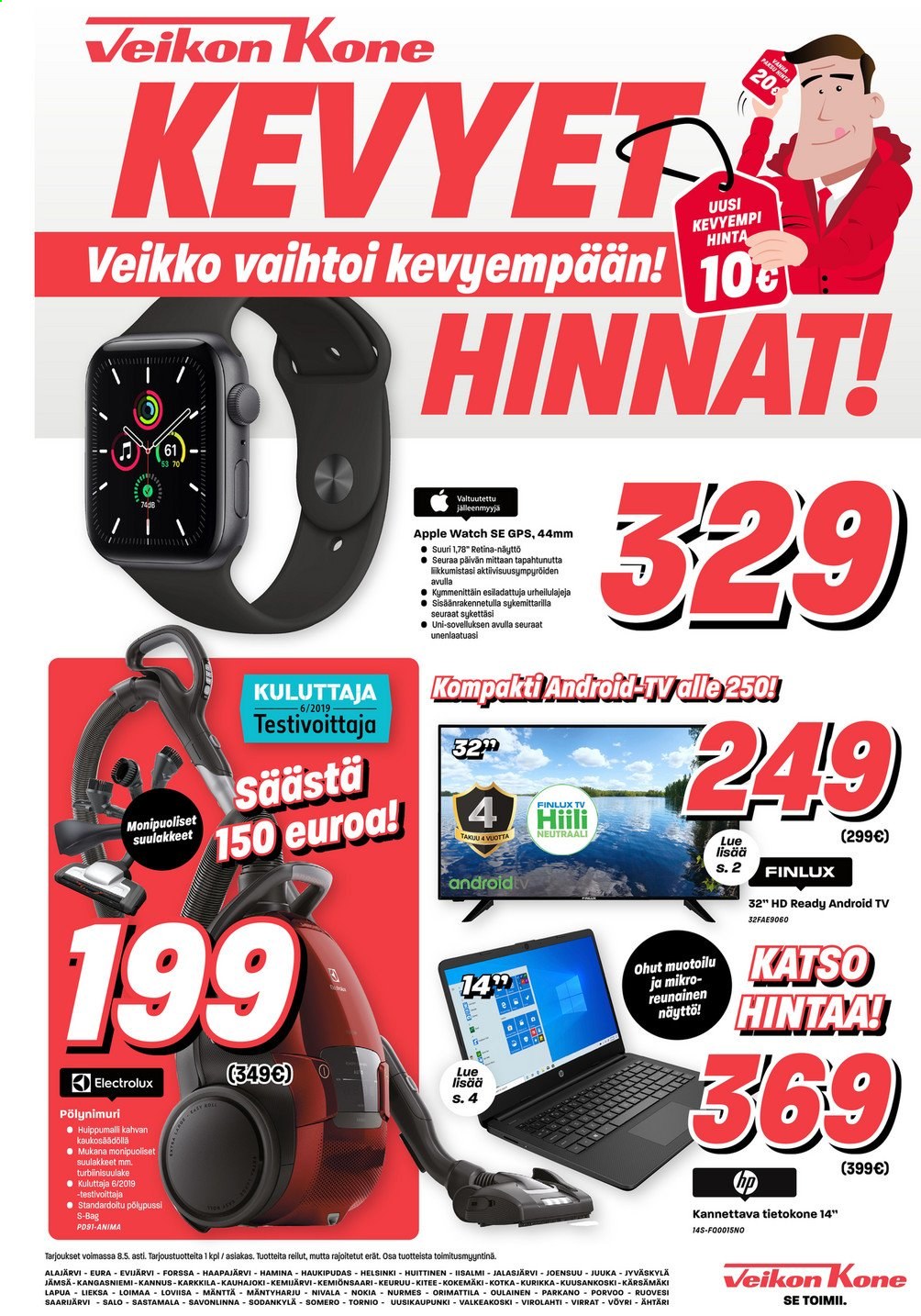Veikon Kone tarjoukset - 02.05.2021 - 16.05.2021. Sivu 1