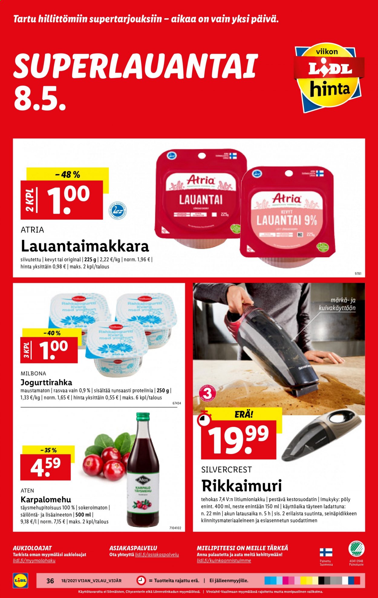 Lidl tarjoukset - 06.05.2021 - 11.05.2021. Sivu 36