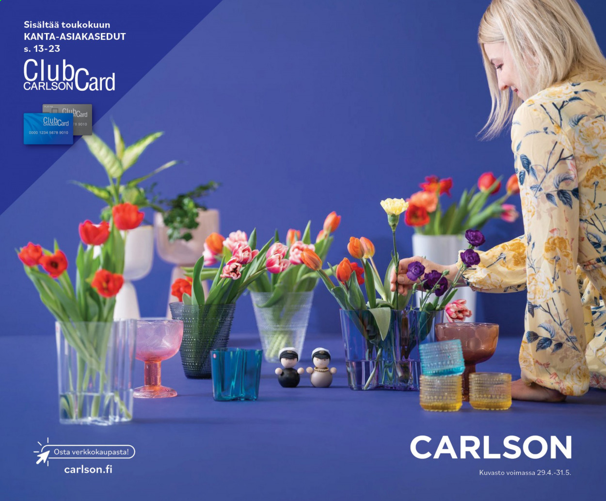 Carlson tarjoukset - 29.04.2021 - 31.05.2021. Sivu 1