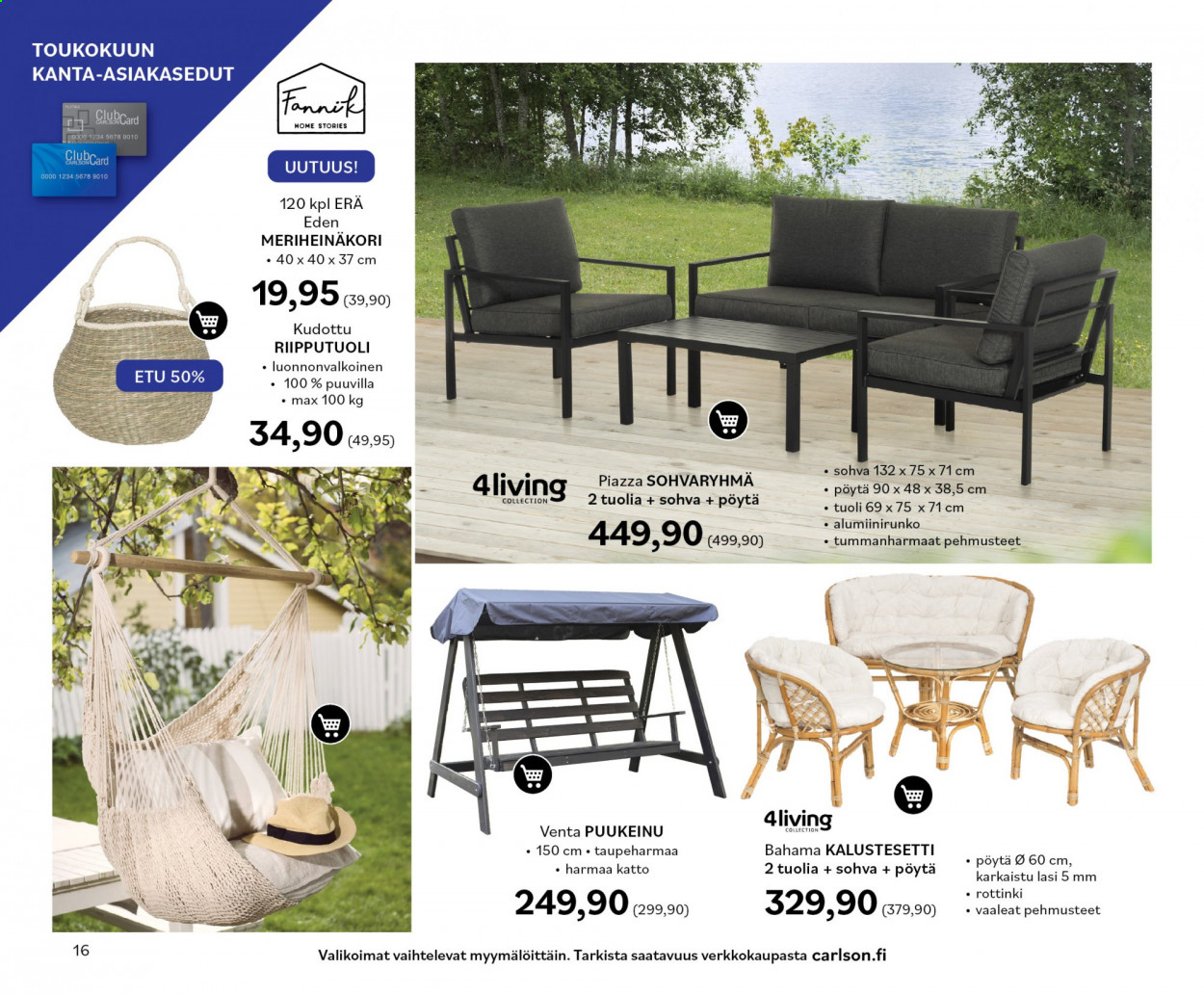 Carlson tarjoukset - 29.04.2021 - 31.05.2021. Sivu 16