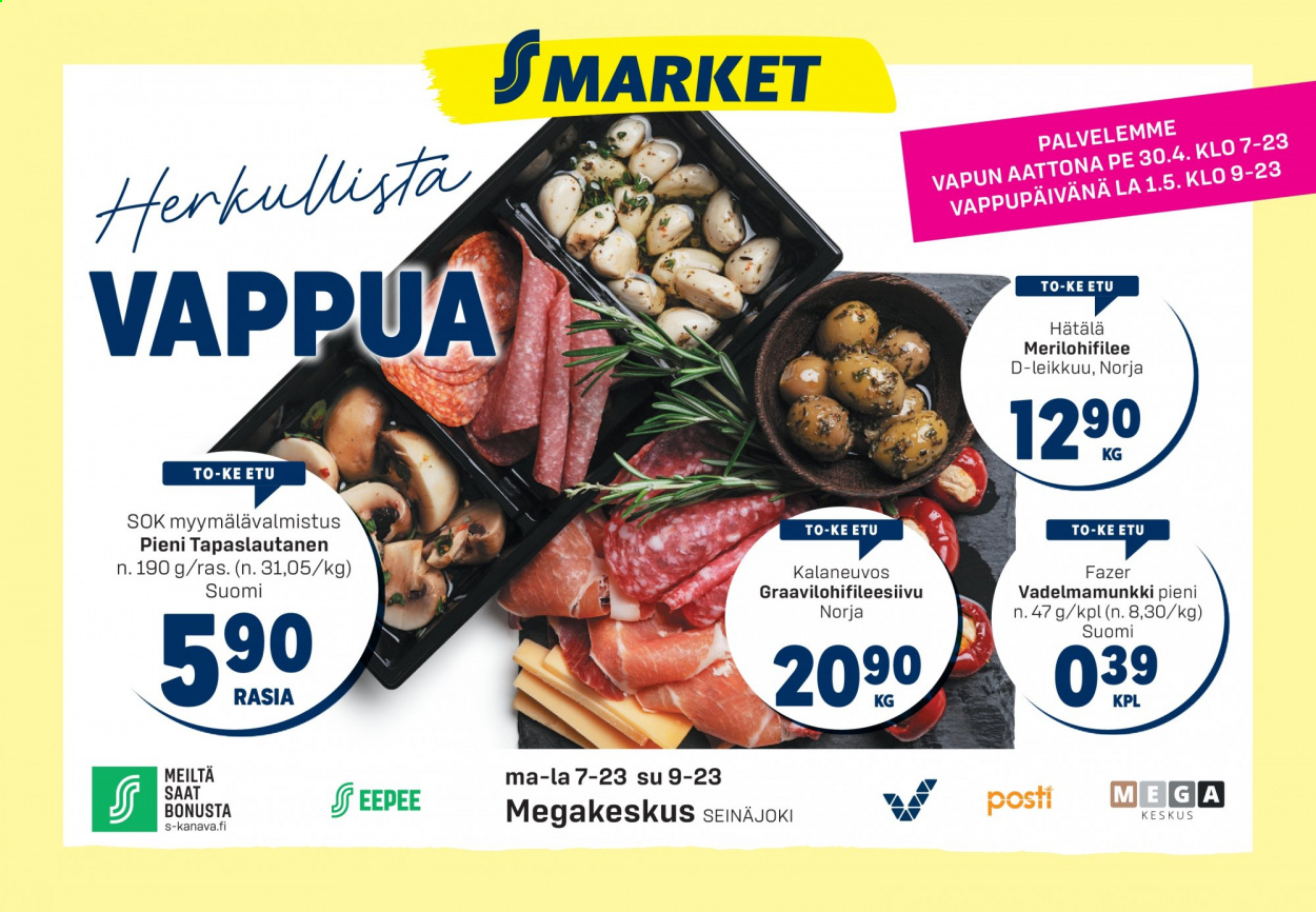 S-market tarjoukset - 02.05.2021 - 05.05.2021. Sivu 1