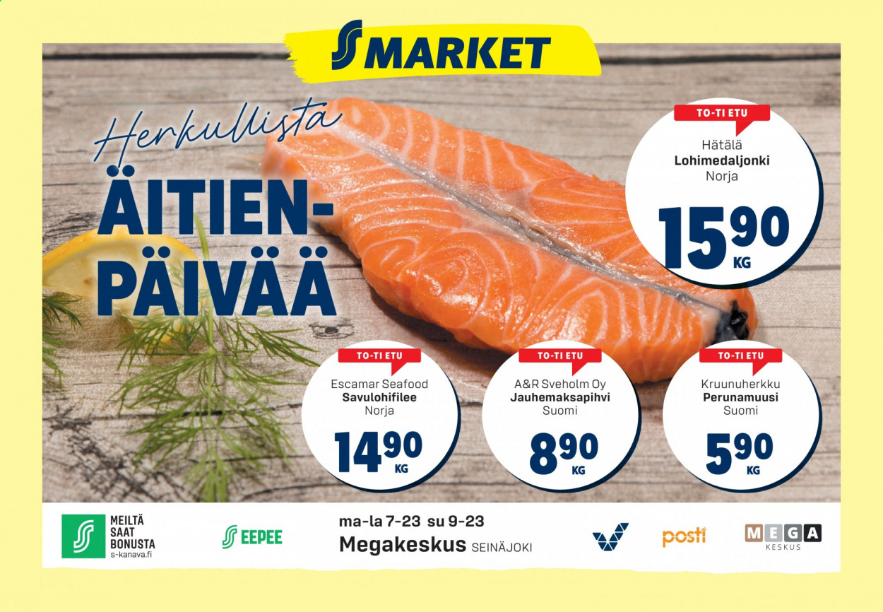 S-market tarjoukset. Sivu 1