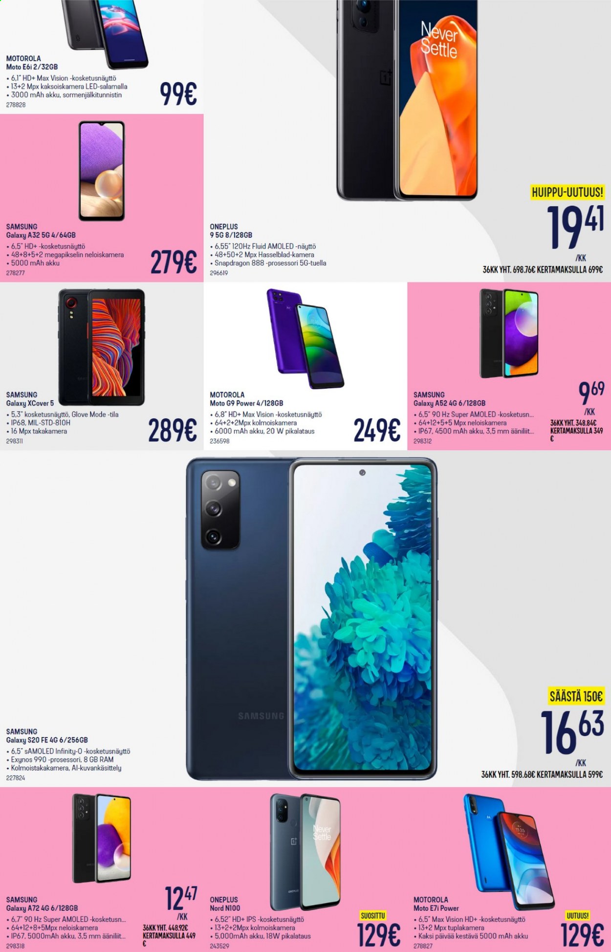 thumbnail - Gigantti tarjoukset  - 10.05.2021 - 16.05.2021 - Tarjoustuotteet - Motorola, Samsung, Samsung Galaxy. Sivu 15.
