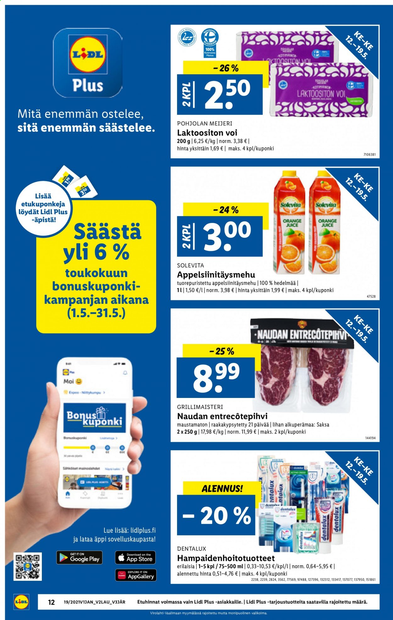 Lidl tarjoukset - 12.05.2021 - 19.05.2021. Sivu 12