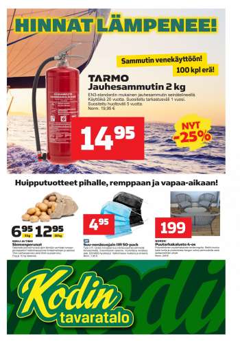 Kodintavaratalo tarjoukset  - 10.05.2021 - 19.05.2021.