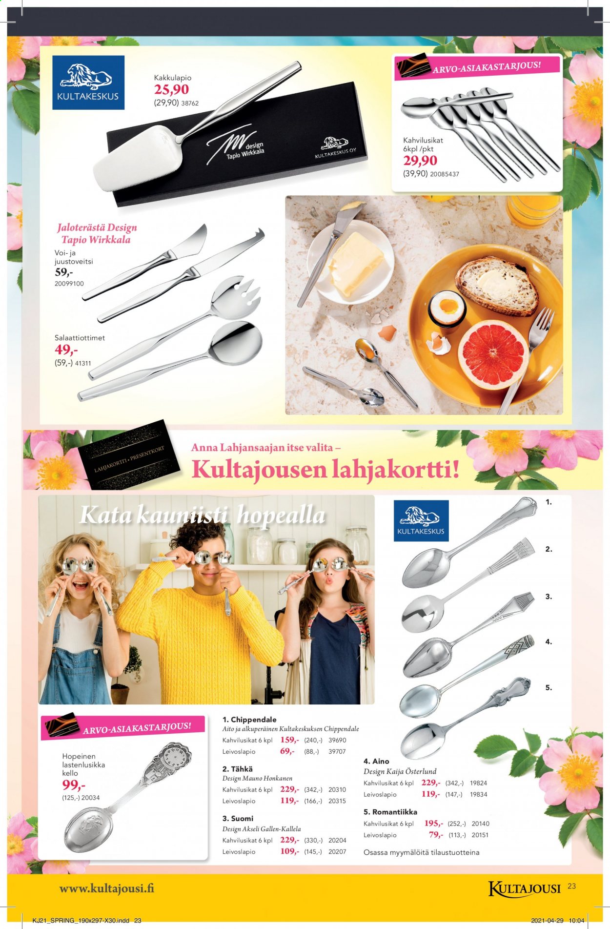 Kultajousi tarjoukset - 10.05.2021 - 25.06.2021. Sivu 23