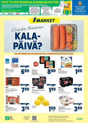 S-market tarjoukset  - 11.05.2021 - 16.05.2021.