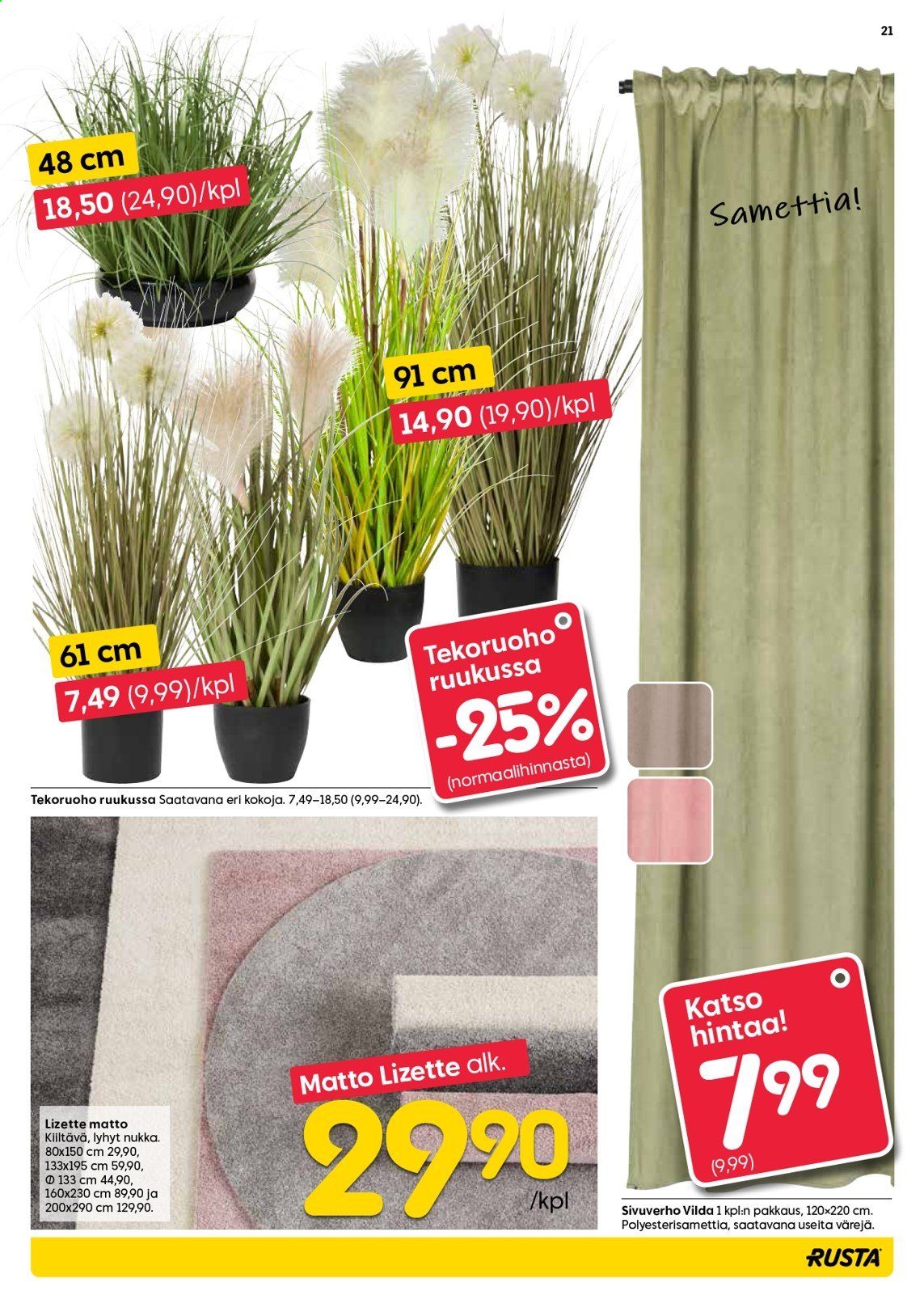 Rusta tarjoukset - 12.05.2021 - 18.05.2021. Sivu 21