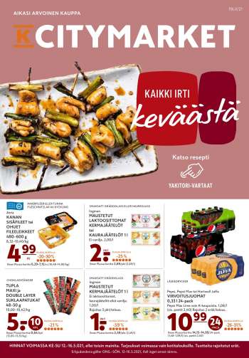 K-citymarket tarjoukset  - 12.05.2021 - 16.05.2021.