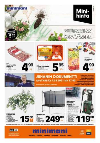 Minimani tarjoukset  - 12.05.2021 - 16.05.2021.
