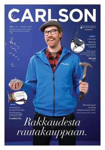 Carlson tarjoukset  - 12.05.2021 - 08.06.2021.