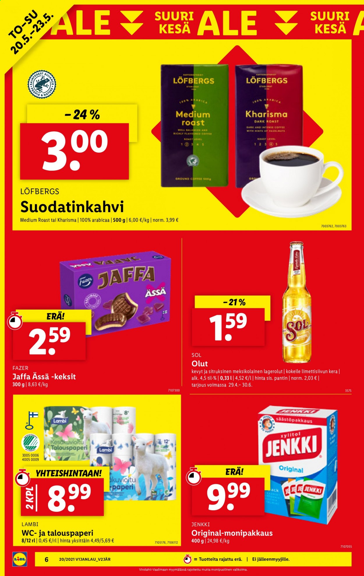 Lidl tarjoukset - 20.05.2021 - 26.05.2021. Sivu 6