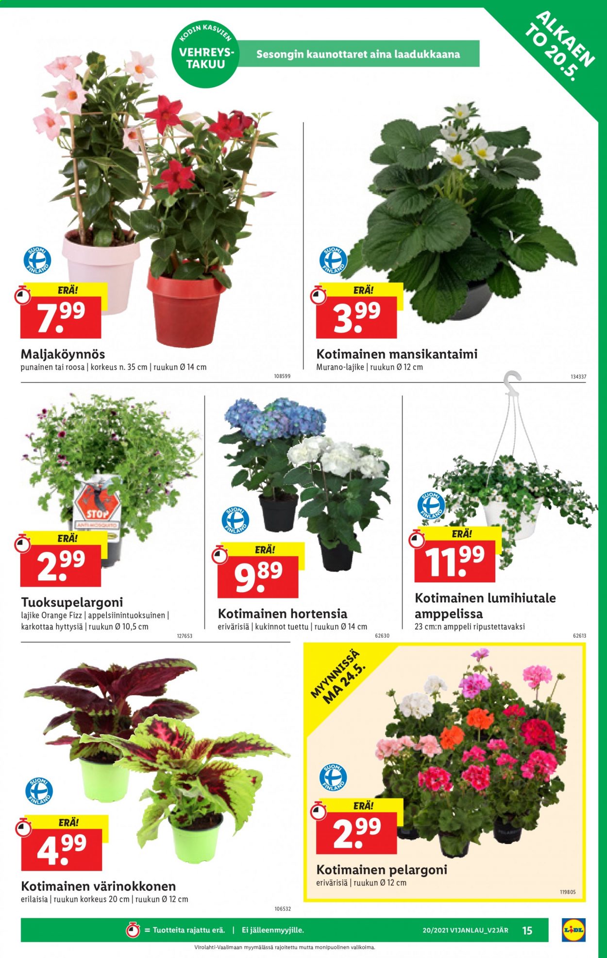 Lidl tarjoukset - 20.05.2021 - 26.05.2021. Sivu 15