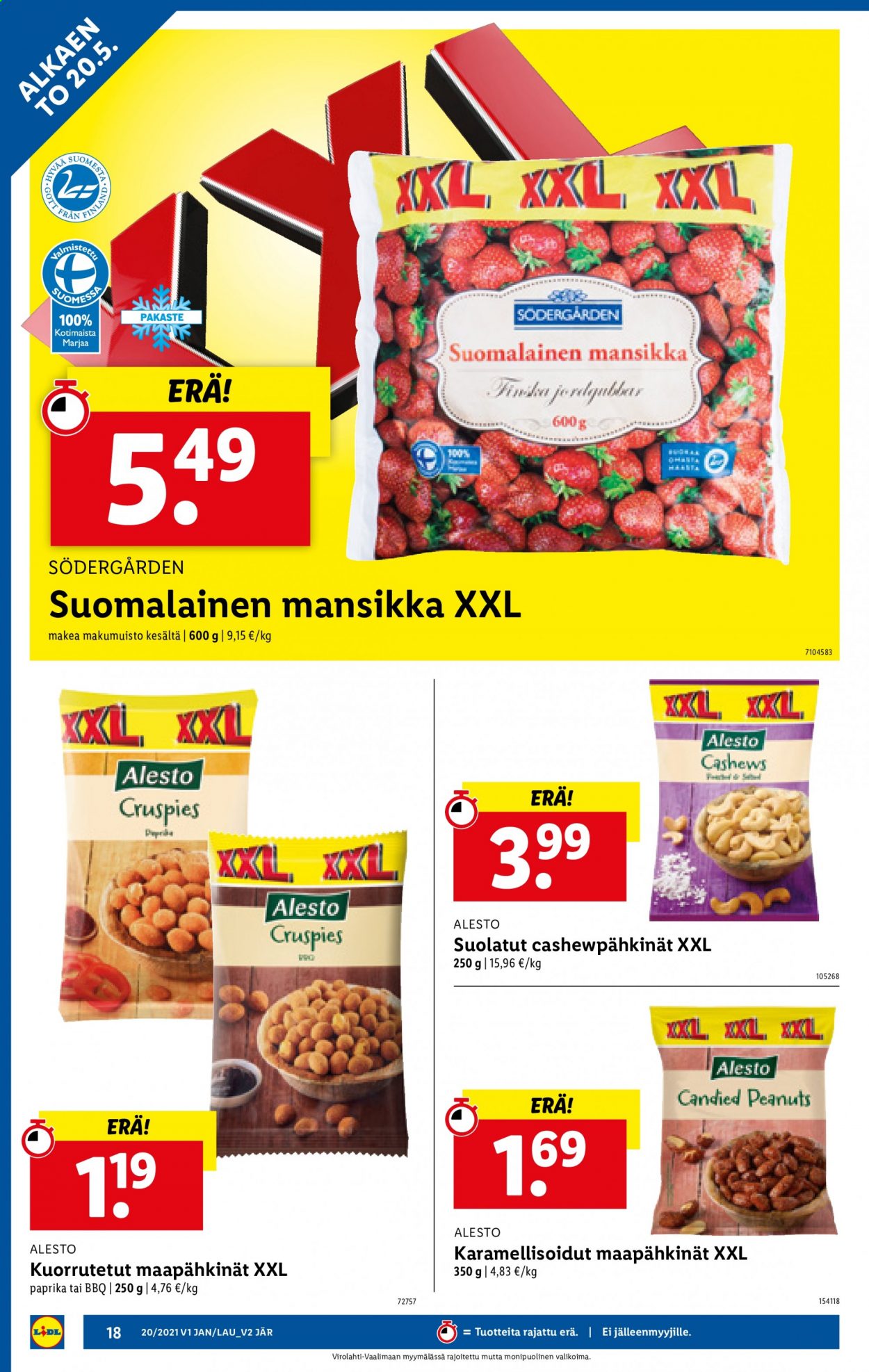 Lidl tarjoukset - 20.05.2021 - 26.05.2021. Sivu 18