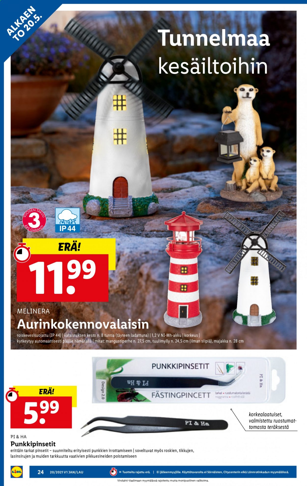 Lidl tarjoukset - 20.05.2021 - 26.05.2021. Sivu 24