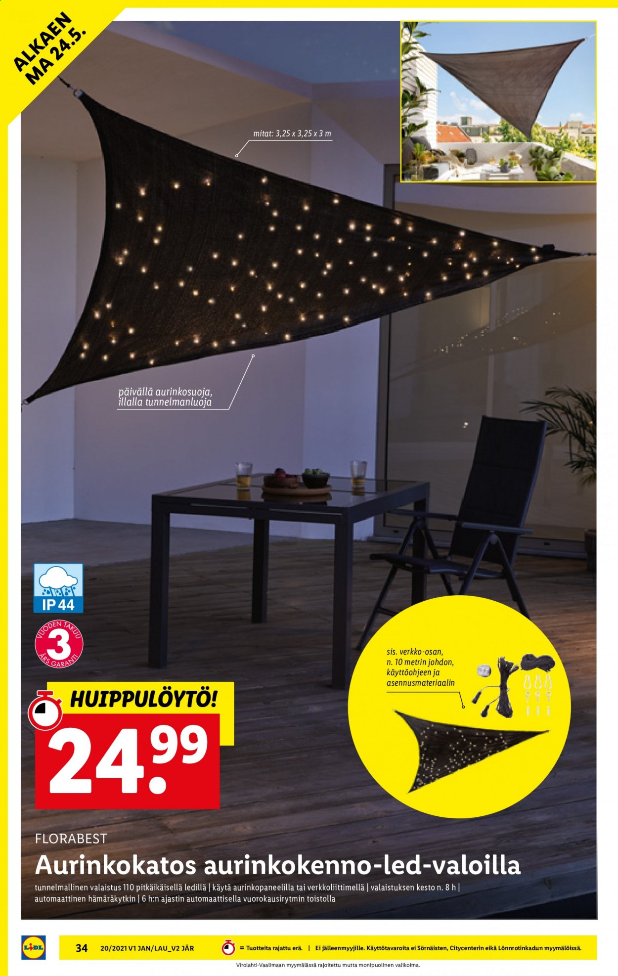 Lidl tarjoukset - 20.05.2021 - 26.05.2021. Sivu 34
