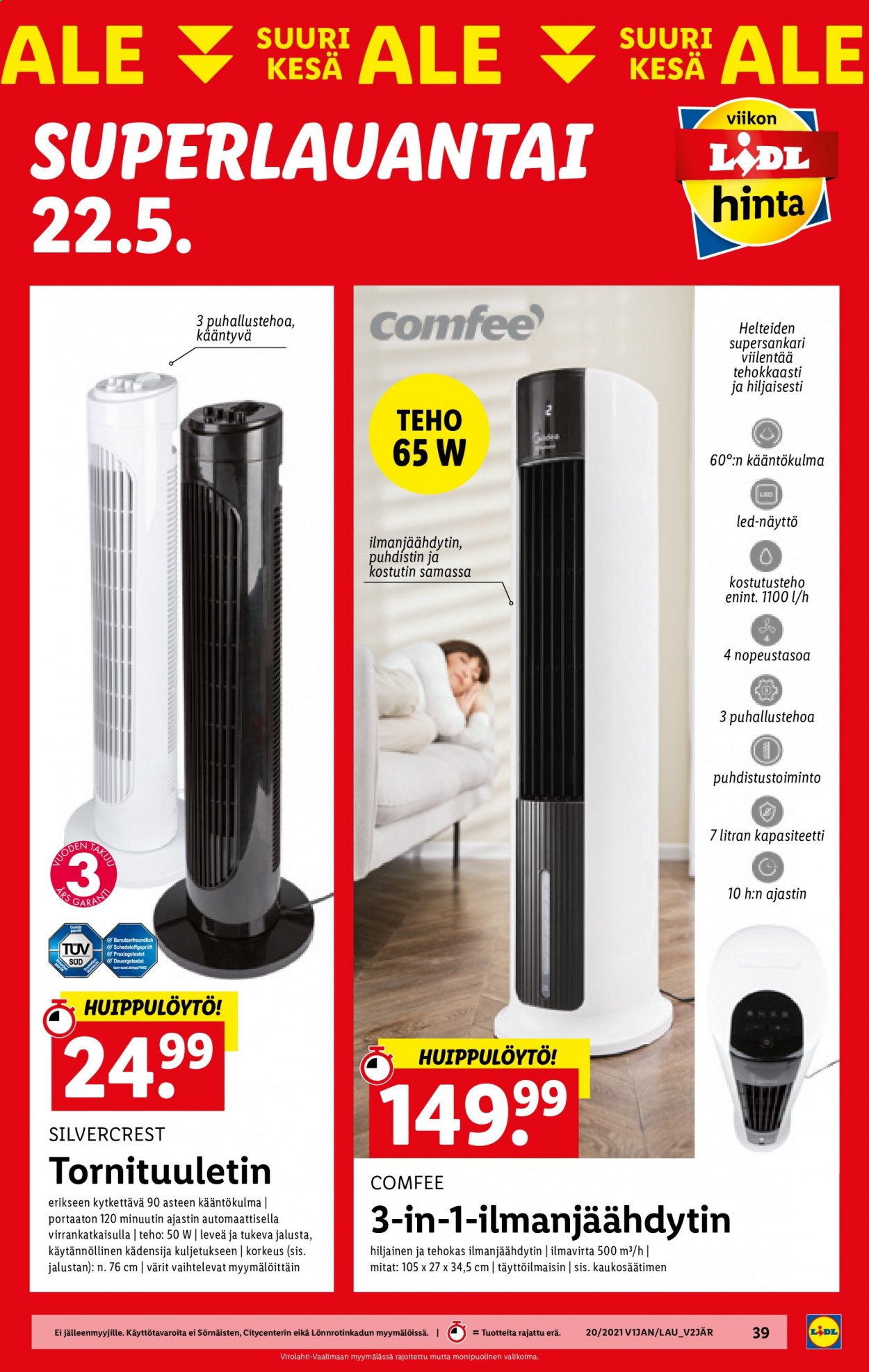 Lidl tarjoukset - 20.05.2021 - 26.05.2021. Sivu 39