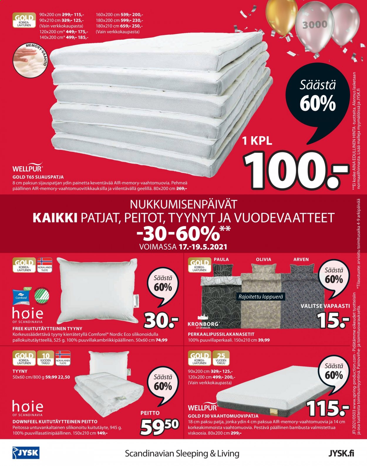 JYSK tarjoukset - 17.05.2021 - 23.05.2021. Sivu 24