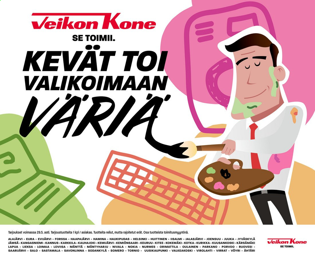 Veikon Kone tarjoukset - 17.05.2021 - 29.05.2021. Sivu 1