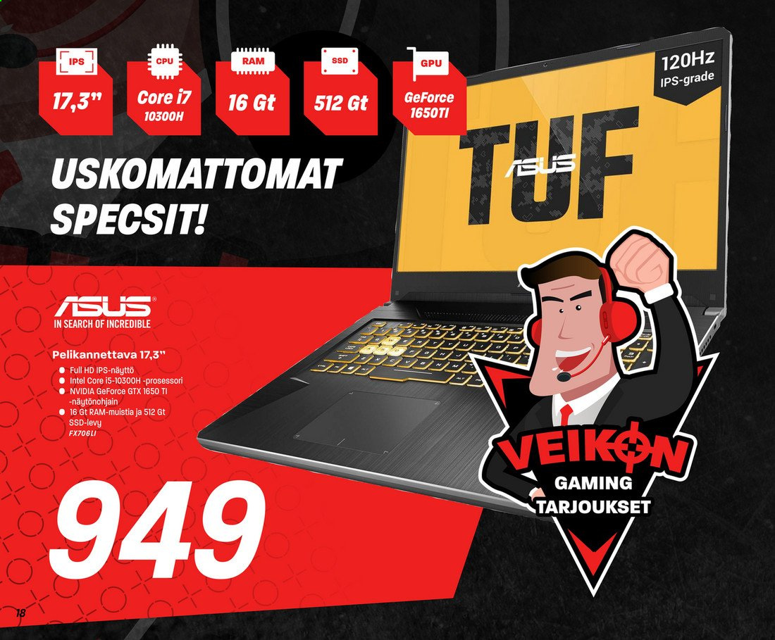 Veikon Kone tarjoukset - 17.05.2021 - 29.05.2021. Sivu 18