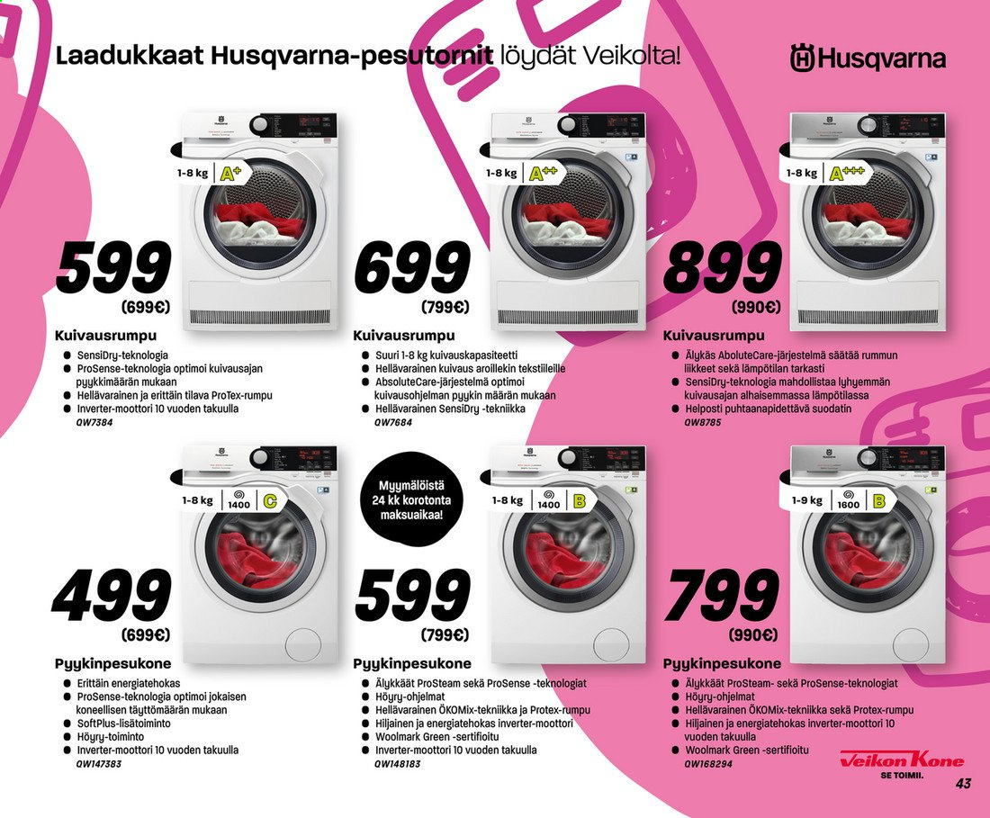 Veikon Kone tarjoukset - 17.05.2021 - 29.05.2021. Sivu 43